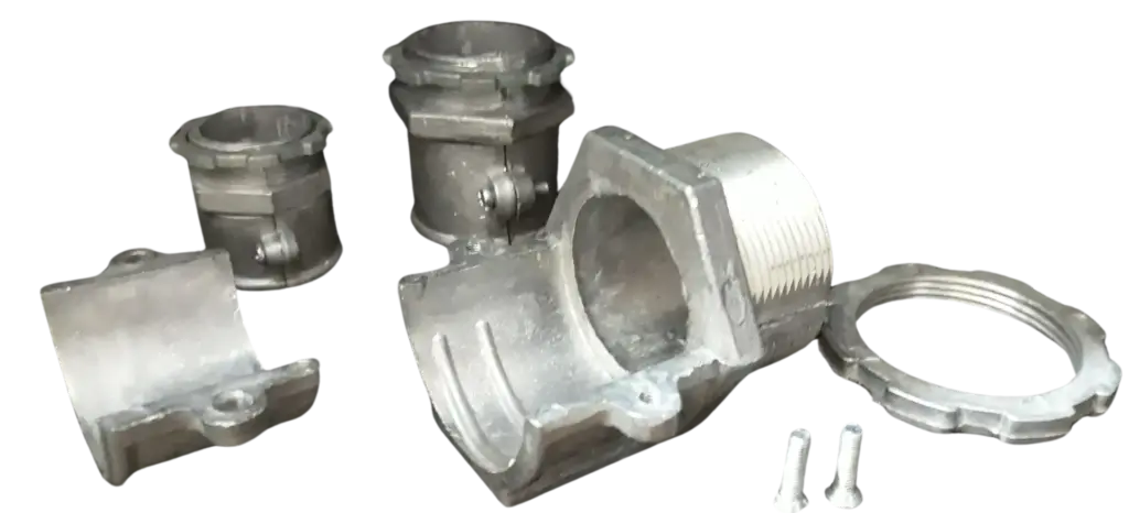 گلند فلزی دو پیچ